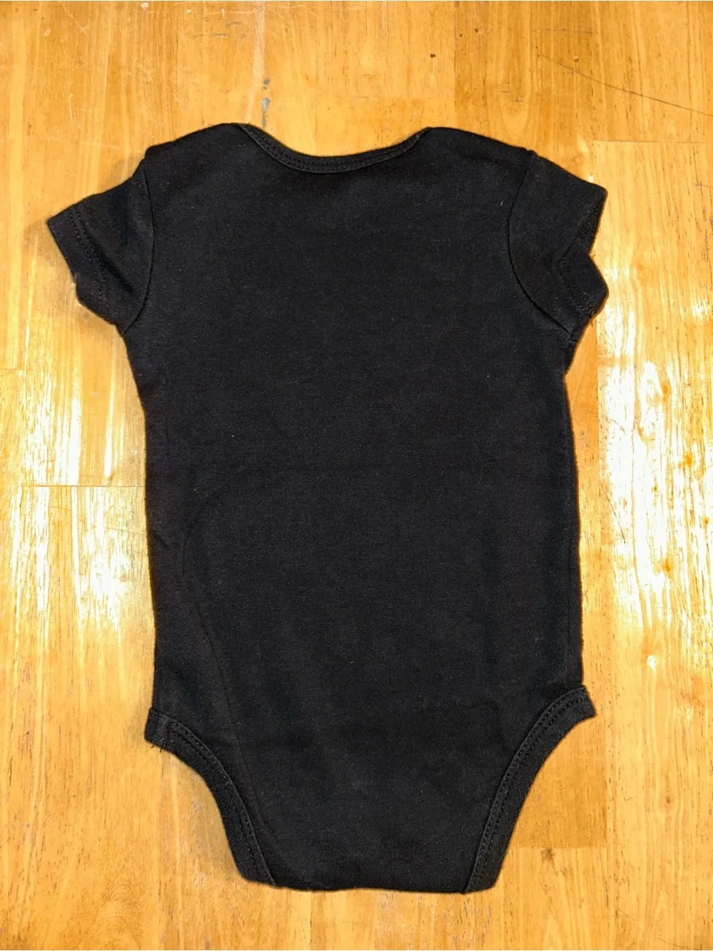 Baby 3/6 months Security Onesie bodysuit Black Short Sleeve boy girl unisex